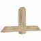 Ekena Millwork Eugene Rough Sawn Timber Gable Bracket, Douglas Fir, 60"W x 27"H x 6"D x 6"F, 11/12 Pitch GBW060X27X0606EUG00RDF - alternate 4